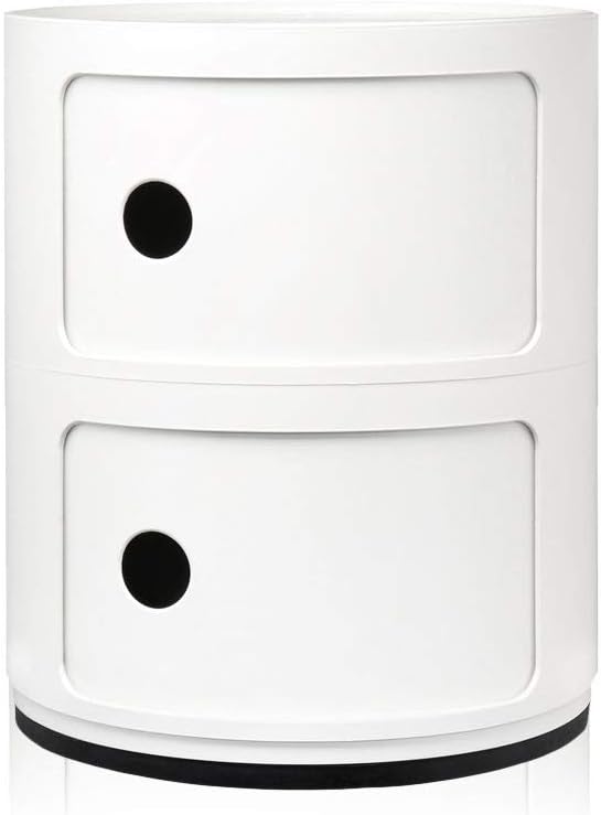 Kartell Componibili Classic Storage 2 Elements White - NEW - NO BOX
