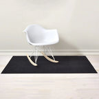 Chilewich Shag Solid Color Floormat Black