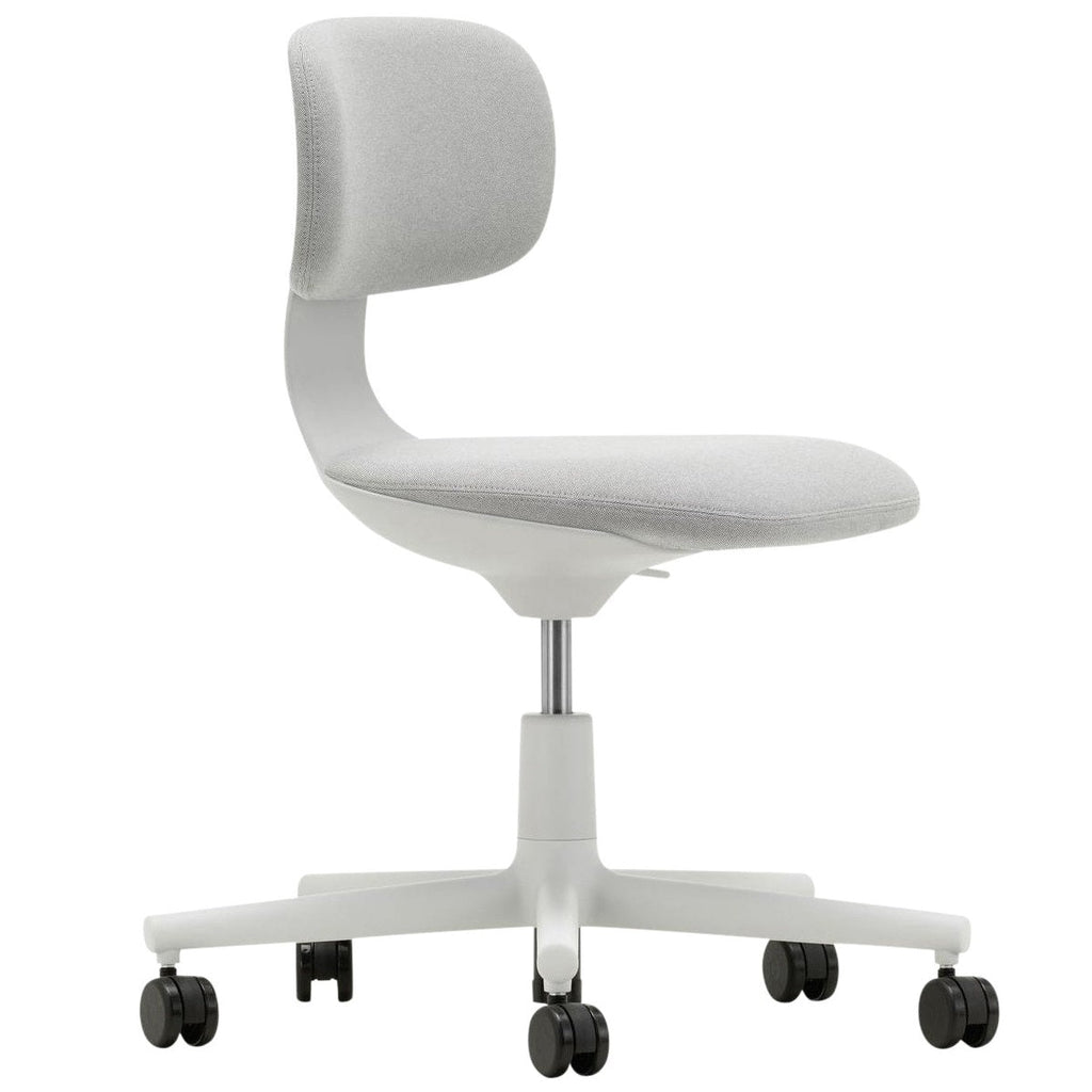 Vitra Rookie Office Swivel Chair - Seat Shell Soft Grey / Cream White/ Sierra Grey