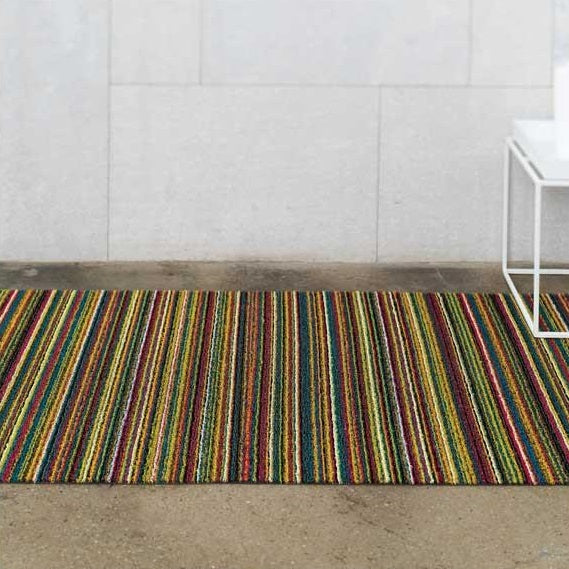 Chilewich Shag Skinny Stripe Bright Multi  