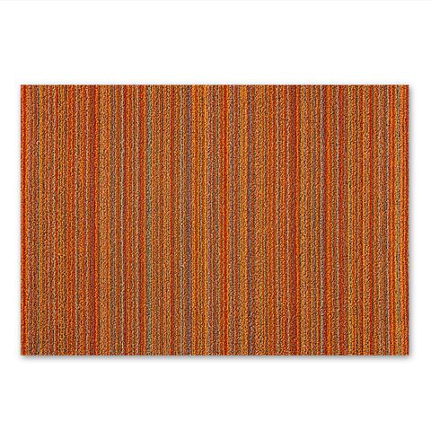 Chilewich Shag Skinny Stripe Orange Utility Mat