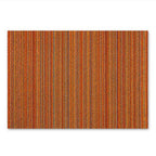 Chilewich Shag Skinny Stripe Orange Utility Mat