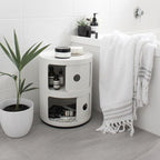 Kartell Componibili Classic Storage 2 Elements White - NEW - NO BOX