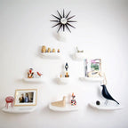 Corniches Wall Shelves, White Gloss