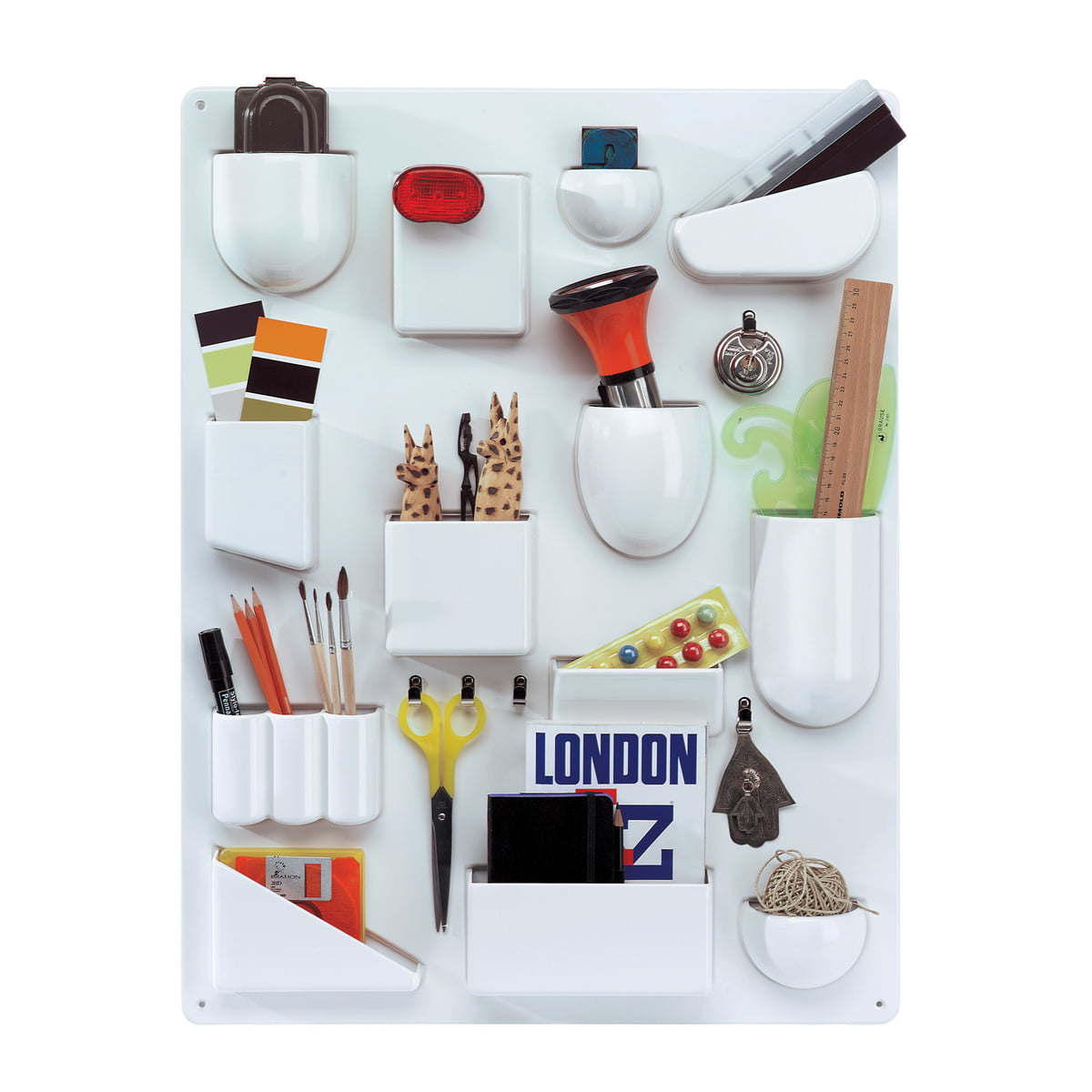 Vitra Uten.Silo, Accessories Wall Organizer, White